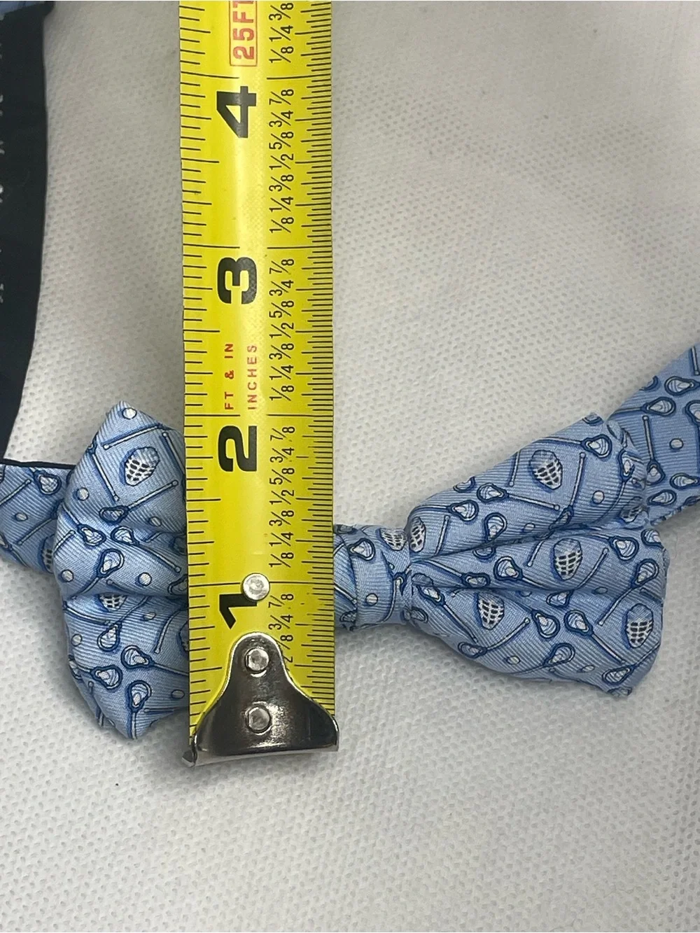 Vineyard Vines Lacrosse Mask & Stick Bow Tie All Silk Adjustable Hand Made USA